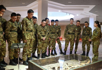 Астанада студенттерге әскери-тарихи музей жәдігерлері таныстырылды