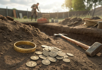 В Германии нашли один из крупнейших римских кладов серебра возрастом 2000 лет