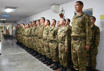 Самый высокий военнослужащий страны служит в морской пехоте