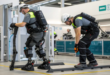 Мягкий экзоскелет снижает усталость и защищает мышцы рабочих