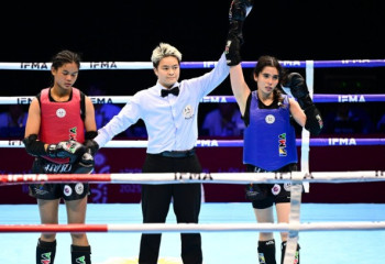 Муай-тай: Альбина Жуминова Азия ойындарында топ жарды