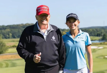 Внучка Дональда Трампа впервые выступит на профессиональном турнире по гольфу