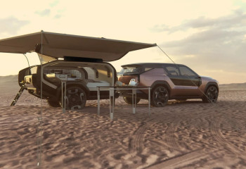 Mitsubishi превратила автомобиль в мини-дом с прицепной кроватью