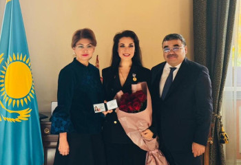 Опера әншісі Мария Мудрякқа мемлекеттік марапат табысталды