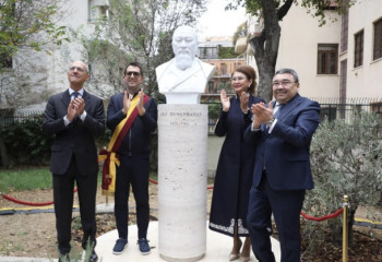 Rome unveils bust of great Kazakh poet Abai Kunanbayev