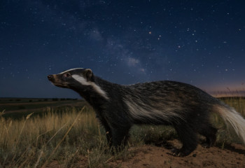 Бесстрашного хищника сняли на видео в степях Мангистау