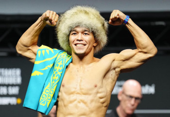 Асу Алмабаев UFC-дегі келесі жекпе-жегіне дайындықты бастады