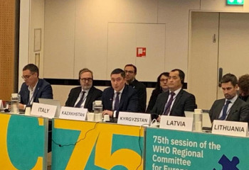 Kazakhstan participates in work of  75th session of WHO regional committee for Europe