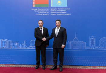 Kazakh and Belarusian PMs discuss development of trade and economic cooperation