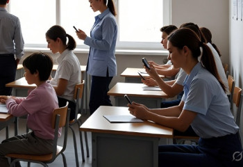 В Казахстане ввели штрафы за использование телефонов учениками в школе