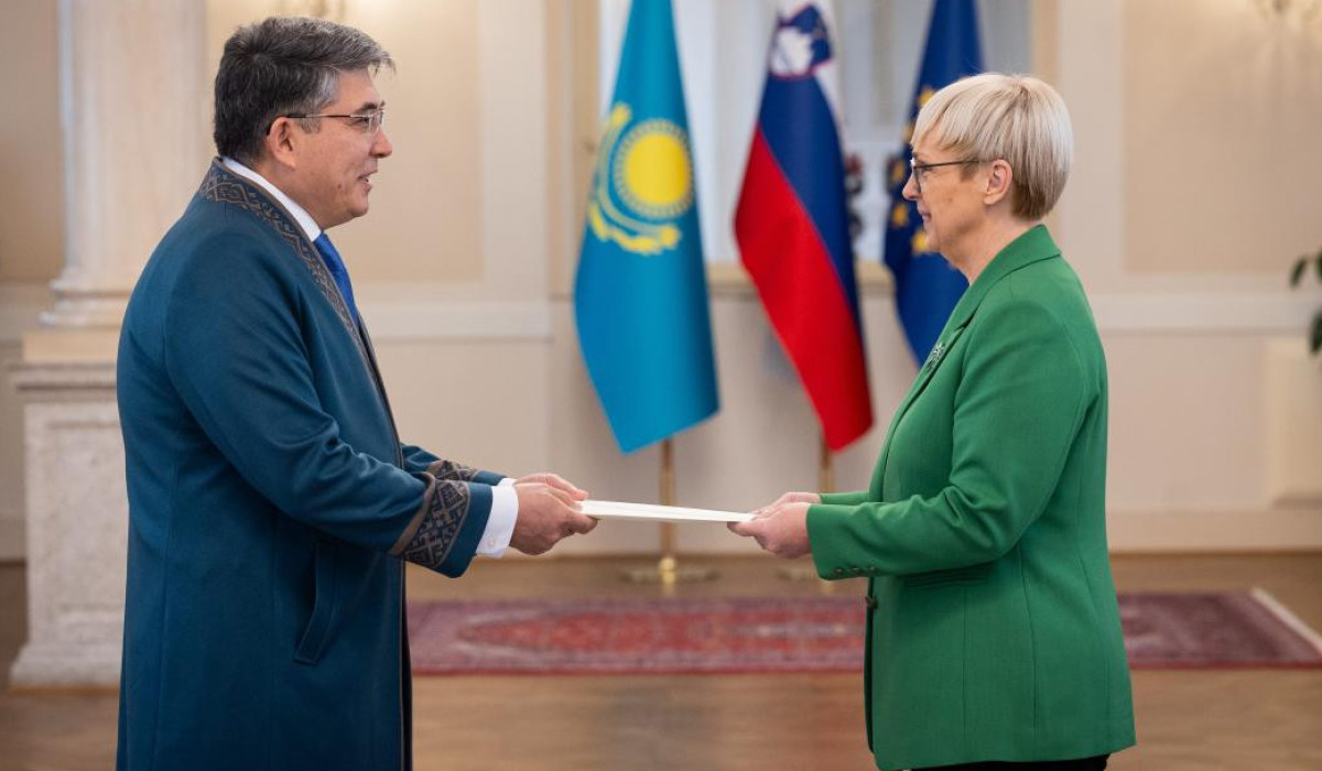 Kazakhstan's Ambassador presents credentials to President of Slovenia ...