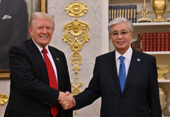 Kassym-Jomart Tokayev holds talks with U.S. President Donald Trump