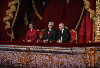 Kazakh, Russian Presidents attend gala concert