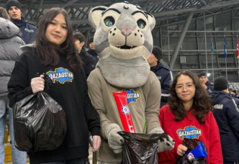 Жанкүйерлер Қазақстан-Бельгия матчтын ерекше аяқтады