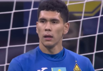 Золотой мяч Темирлану? УЕФА выложил перформанс Анарбекова против Бельгии в соцсетях