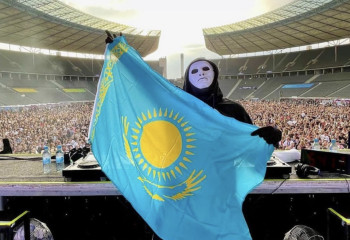 Kazakh DJ Imanbek performs at Korea Grand Music Awards