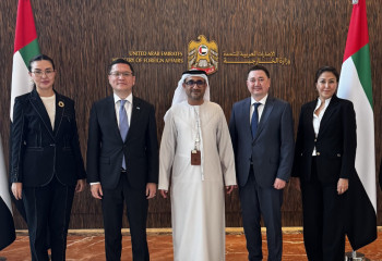 First meeting of international legal services of Foreign Ministries of Kazakhstan and  UAE take place in Abu Dhabi