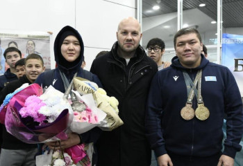 Жапонияда ел намысын қорғаған елордалық спортшылар елге оралды