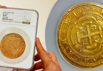 Испания королінің алтын монетасы рекордтық ақшаға сатылды