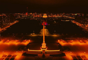 Зорлық-зомбылыққа қарсы акция: елордада ғимараттар ерекше түске боялды