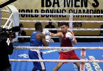 Боксшы Ерасыл Жақпеков алғашқы қарсыласын нокаутпен жеңді