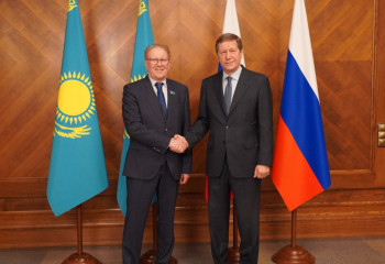 О мерах по расширению товарооборота двух стран поговорили депутаты Мажилиса и Госдумы в Москве