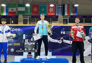 Әлем кубогы: Қазақстандық семсерлесуші алтын медаль жеңіп алды