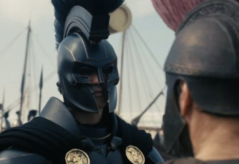 Соцсети взорвал шлем Агамемнона в трейлере «Одиссеи» Кристофера Нолана: «Античный Бэтмен»