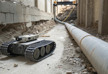 В Италии создали робота с гибким «позвоночником» для труб и завалов