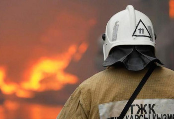 Жаңа жыл түнінде  Таразда көпқабатты үйден өрт шықты