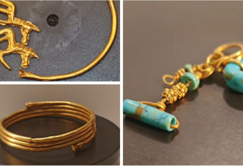 Самым охраняемым золотым артефактам Казахстана тысячи лет – это украшения сакской элиты