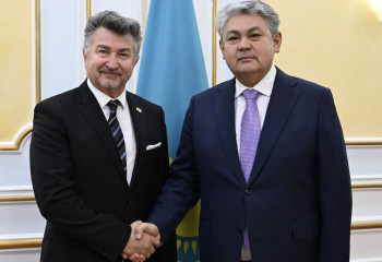 Kazakh FM receives Croatian Ambassador