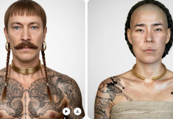 Как выглядели пазырыкские скифы: опубликованы реконструкции древних жителей Береля