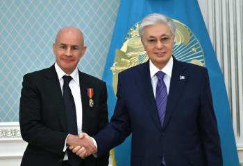 Tokayev receives Johan Eliasch, President of the International Ski and Snowboard Federation