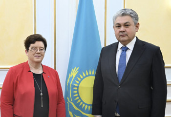 Kazakh FM receives Ambassador of Germany