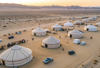 На всемирно известный фестиваль Burning man в США привезут 40 казахских юрт