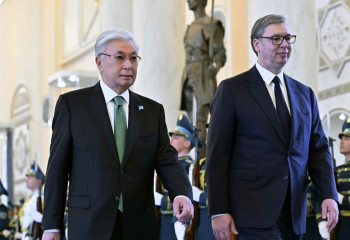 Presidents of Kazakhstan and Serbia hold talks