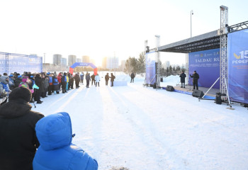 Забег Taldau Run в преддверии референдума по новой Конституции состоялся в Астане