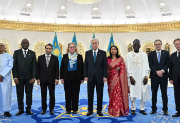 Tokayev receives credentials from eight newly appointed Ambassadors