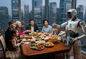 Казахстан 2100: страна роботов и умных юрт