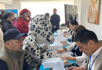 «Снежный барс» проголосовал на референдуме в Конаеве