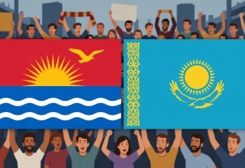 Флаг Казахстана признали самым красивым в мире