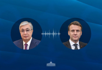Tokayev holds a telephone conversation with President of France