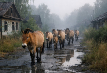 Призраки саванны: как Чернобыль стал лучшим заповедником Европы для волков и лошадей