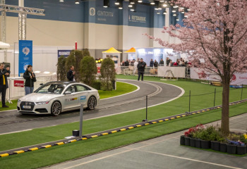 Беспилотник на Наурызе: в Астане показали автономный автомобиль