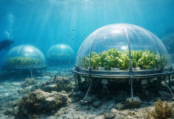 Огород под водой в Италии – как выращивают базилик и клубнику на дне моря