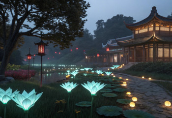 How China uses plants as streetlights