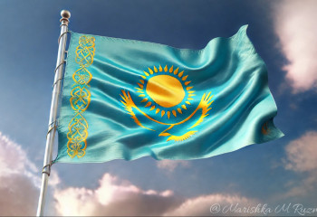 В Казахстане разрешат украшать балконы государственным флагом