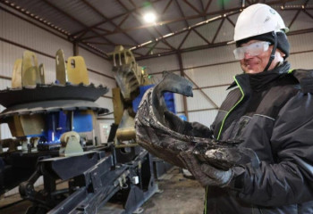 Рудныйда шина қалдықтары қайта өңделеді