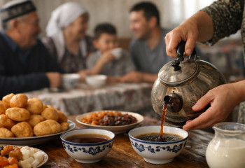 Откуда берётся главный напиток казахстанцев - чай